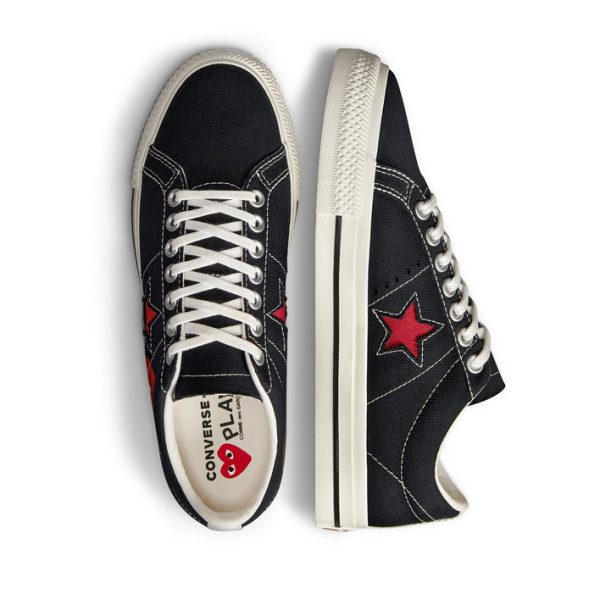 Converse X Comme Des Garcons Play One Star OX - Black For Sale