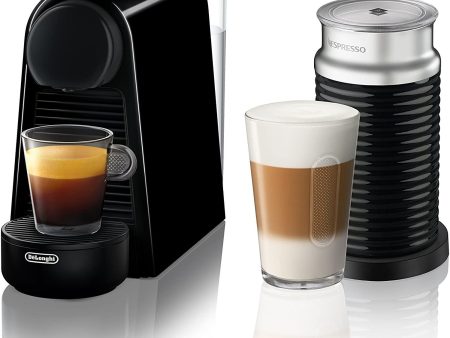 Nespresso Essenza Mini Coffee Machine by De Longhi with Aeroccino, Black on Sale