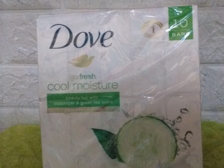 Dove Beauty Bar Soap Go Fresh Cool Moisture, Cucumber and Green Tea Scent, 3.75 Oz   106g (Pack of 10) For Cheap