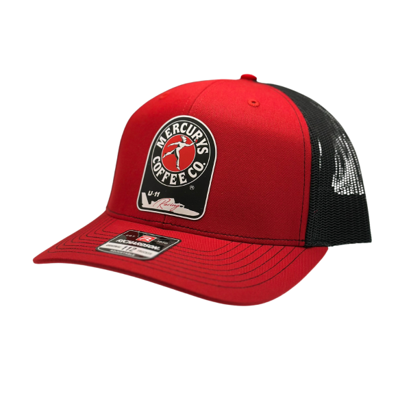 Mercurys Coffee Racing Trucker Hat For Discount