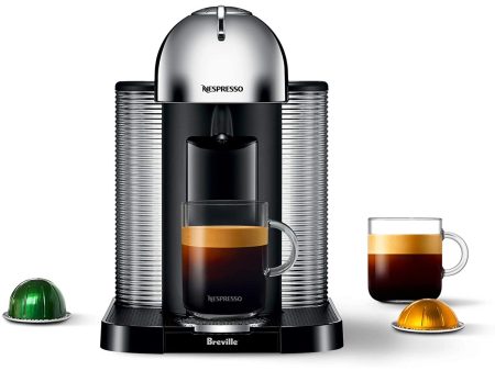 Nespresso Vertuo Coffee and Espresso Machine by Breville - Chrome - BNV220CRO1BUC1 Discount