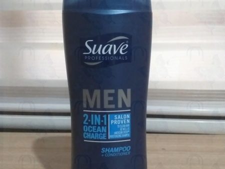 Suave men ocean charge 2 in 1 shampoo+ conditoner (373ml) Hot on Sale