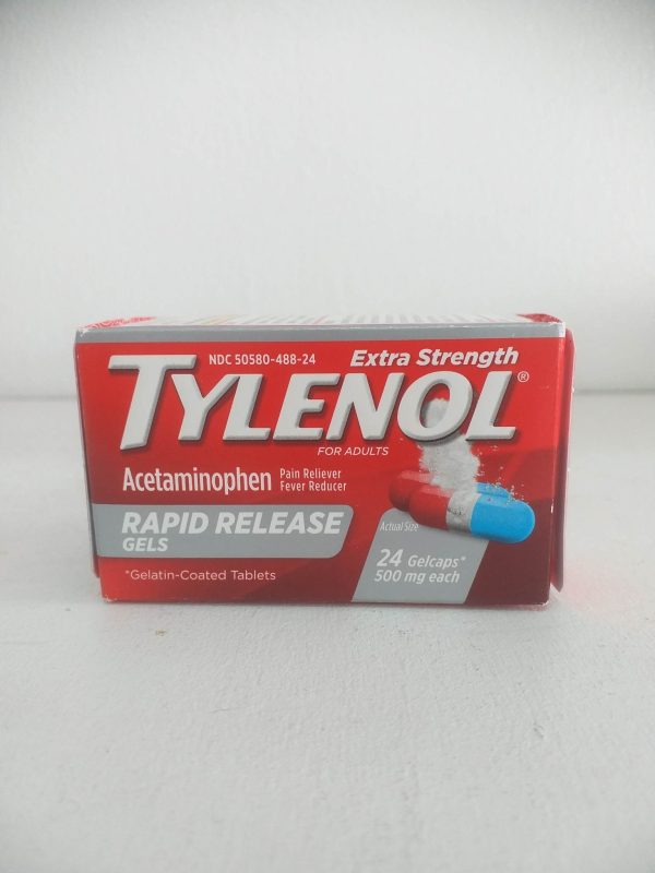 Tylenol Extra Strength Acetaminophen Rapid Release Gels, 24 ct Cheap