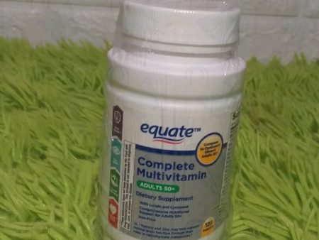 EQUATE COMPLETE MULTIVITAMINS adult 50+ 125 tablets For Sale