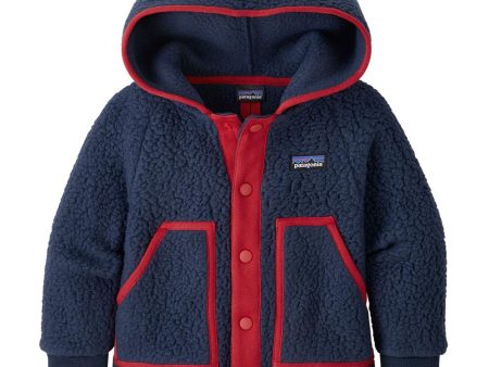 Patagonia Baby Retro Pile Fleece Jacket - Navy For Cheap