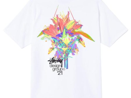 Stussy Design Group 21 Tee - White For Cheap