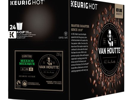 Van Houtte Mexico Fair Trade Organic Dark Roast Coffee, 96 K-Cup Pods Hot on Sale