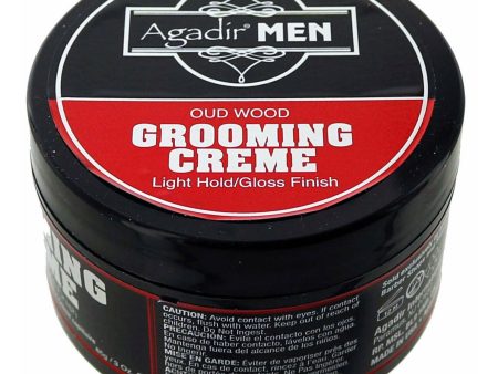 Agadir Men Grooming Creme Light Hold Gloss Finish 3 oz Online Sale