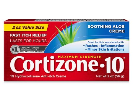 Cortizone-10 1% Hydrocortisone Anti Itch Cream for Eczema and Bug Bite Relief, Maximum Strength, 2 oz Online Sale