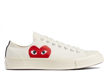 Converse X Comme Des Garcons Play All Star Chuck  70 OX - White Online Hot Sale