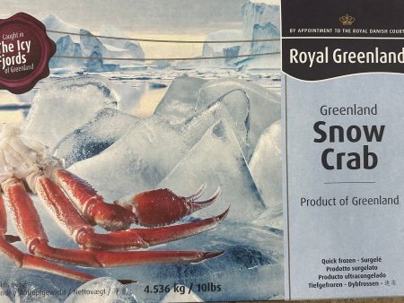 10 Lbs Royal Greenland Snow crab legs 12 oz Clusters ( Biggest Size) Online Sale