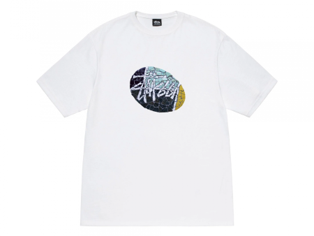 Stussy Mosaic Tee - White Supply