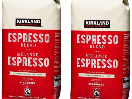 Kirkland Signature Roasted by Starbucks Espresso Blend, 907 g (2 lb), 2-pack Online Hot Sale