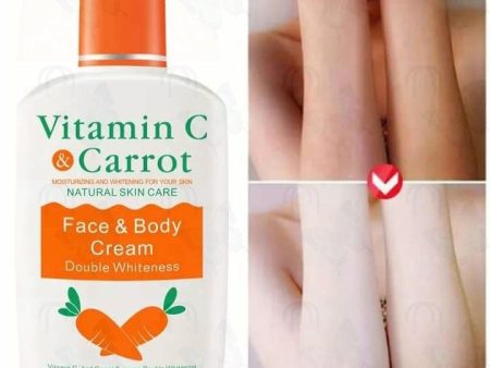 Vitamin C and carrot face and body cream Hot on Sale