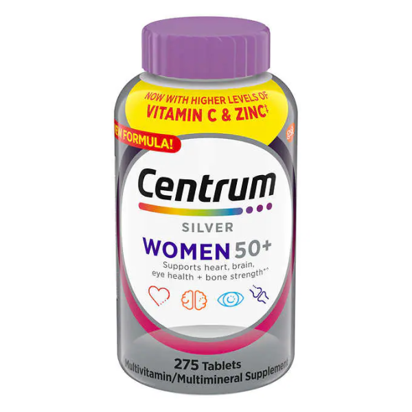 Centrum Silver Women 50+ Multivitamin, 275 Tablets Fashion