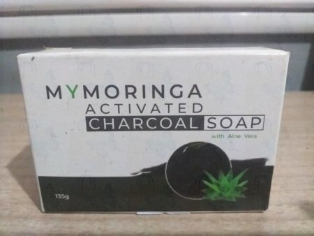 My Moringa Activated charcoal soap w  aloe vera (135g) Discount