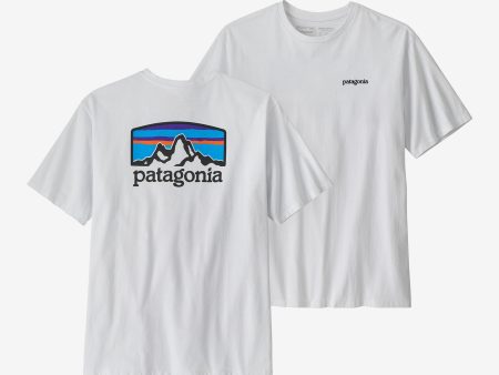 Patagonia Men s Fitz Roy Horizon Responsibili-Tee - White For Cheap