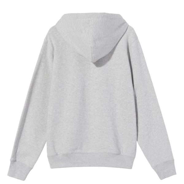 Stussy Smooth Stock Printed Hoodie - Light Heather Supply