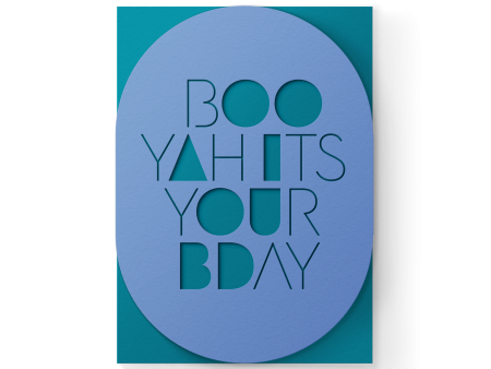 Booyah Bday A6 Sleeve Card Online now