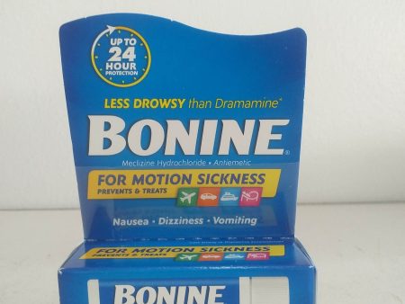 Bonine Motion Sickness and Nausea Relief Travel Pack, Chewable Tablets, Raspberry, 12 Ct Online