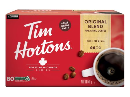 Tim Hortons Single-serve K-Cup Pods, 80-pack Online Hot Sale