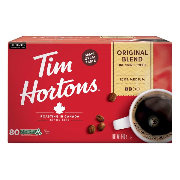 Tim Hortons Single-serve K-Cup Pods, 80-pack Online Hot Sale