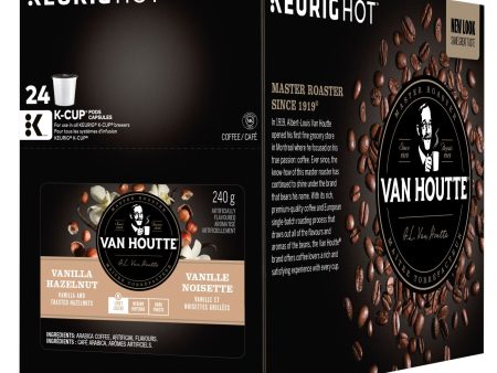 Van Houtte Vanilla Hazelnut Light Roast Coffee, 96 K-Cup Pods Online Hot Sale