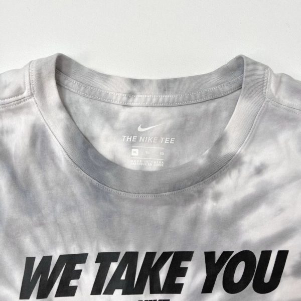 Nike We Take You Tiedie T-Shirt - Grey Online now