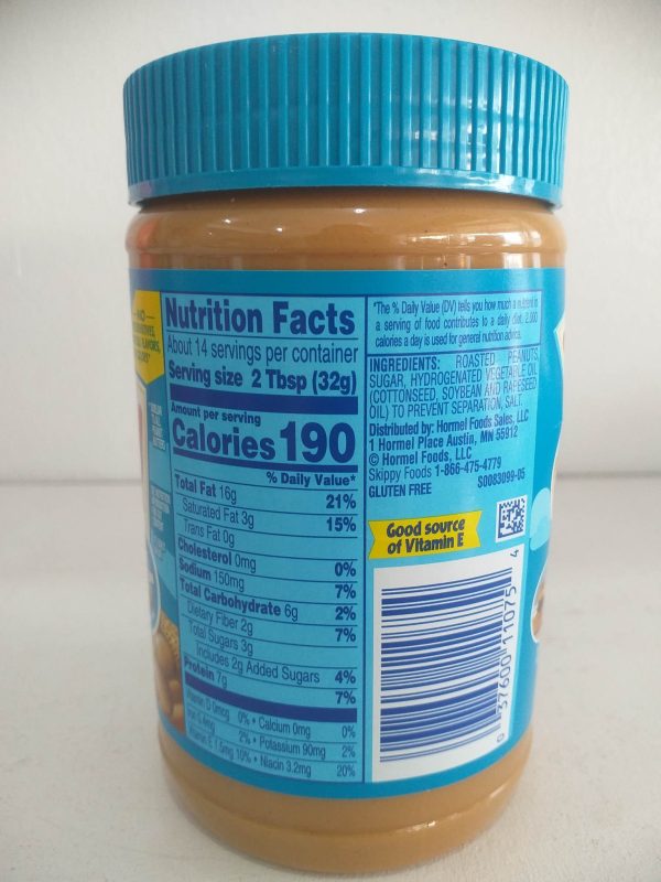 SKIPPY Peanut Butter, Creamy, 16.3 oz(462g) Sale