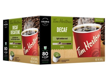 Tim Hortons Single-serve Decaf K-Cup Pods, Pack of 80 Cheap