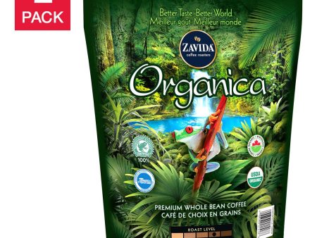 Zavida Organica Whole Bean Organic Coffee 2 x 907 g Bags Online Sale