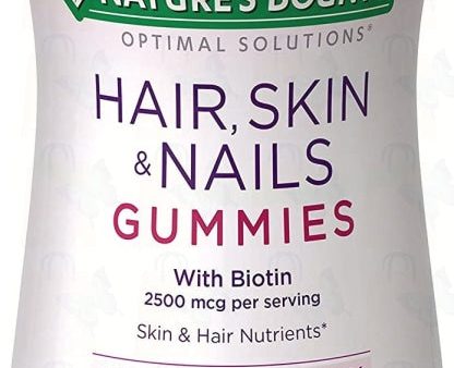 Hair, Skin, and Nails with Biotin by Nature s Bounty  Multivitamin Supplement 90 gumies Supply