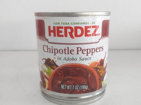 Herdez Chipotle Peppers in adobo sauce 7 oz(198g) For Sale