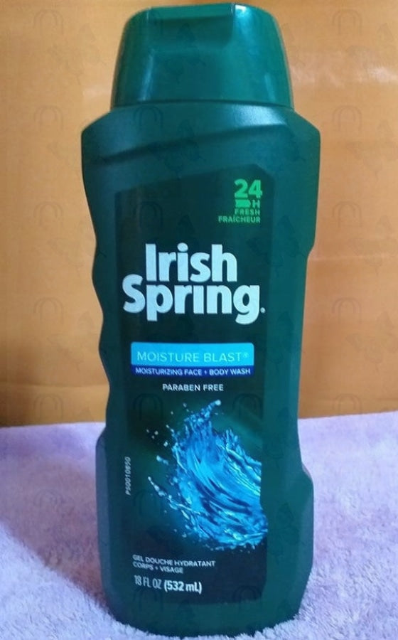 Irish Spring Moisturizing Men s Body Wash Shower Gel, Moisture Blast 532ml Hot on Sale