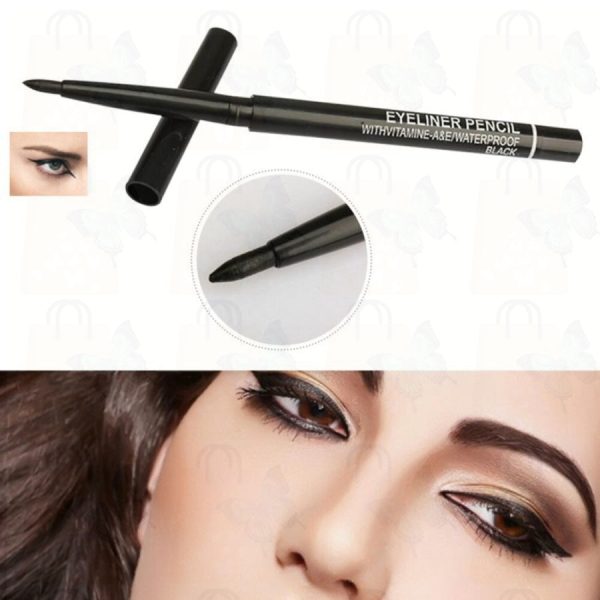 1PC Black Eyeliner Waterproof Long Lasting Eye Liner Pencil Supply