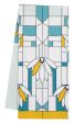 Frank Lloyd Wright 100% Cotton Printed Kitchen Towel Online Sale