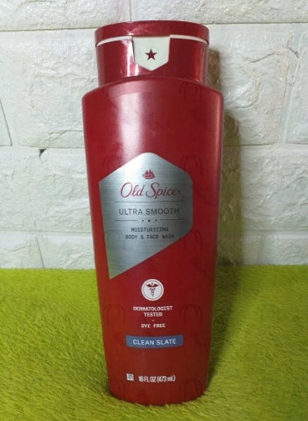 Old Spice ultra smooth moisturizing body& face wash 473ml Fashion