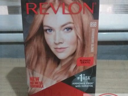 REVLON 85B Strawberry Blonde hair color Blends gray Ammonia Free w  Keratin Discount