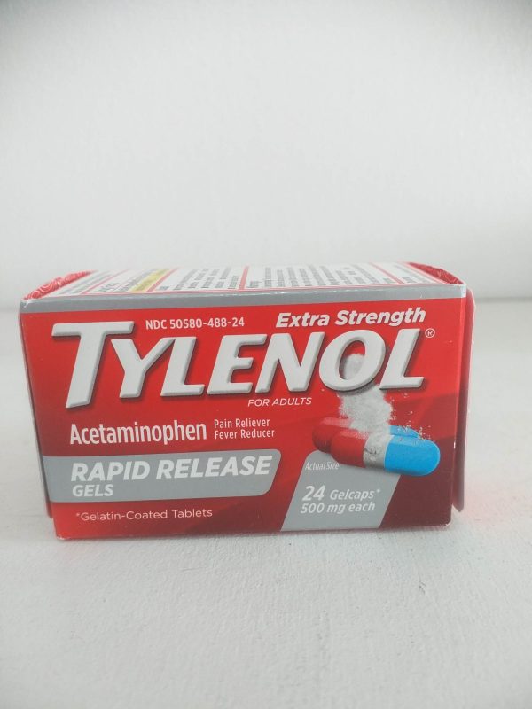 Tylenol Extra Strength Acetaminophen Rapid Release Gels, 24 ct Cheap