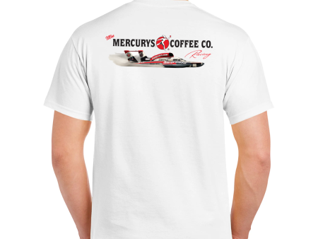 Miss Mercurys Coffee Racing Unisex T-Shirt (White) Online Hot Sale