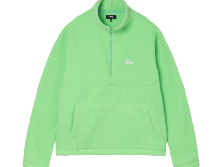 Stussy Half Zip Mock Neck - Melon Fashion