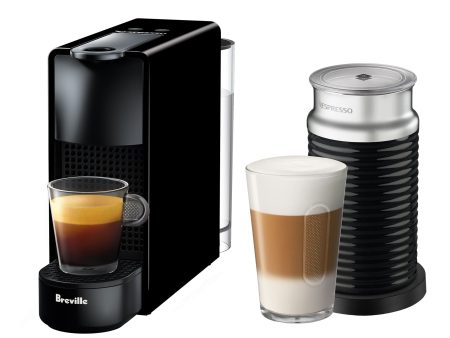 Nespresso Essenza Mini Coffee Machine by Breville with Aeroccino For Cheap