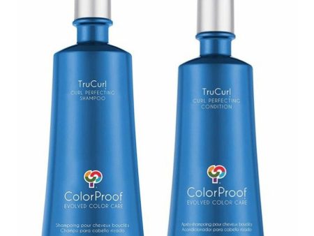 ColorProof Trucurl Curl Perfecting Shampoo 10.1 oz & Conditioner 8.5 oz Duo Supply