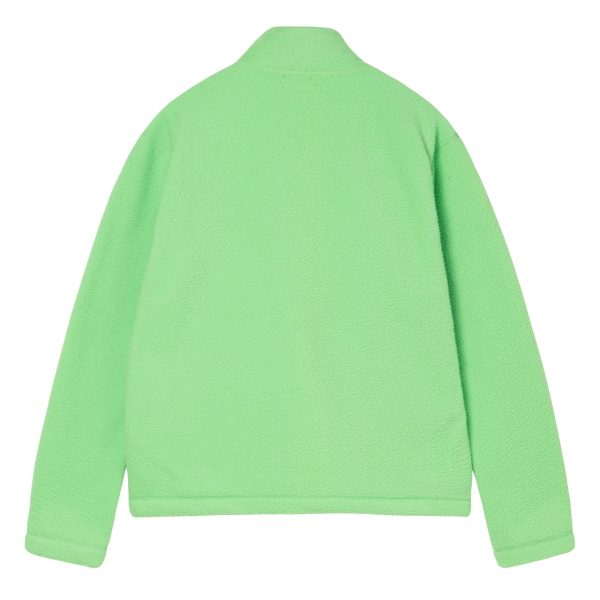 Stussy Half Zip Mock Neck - Melon Fashion