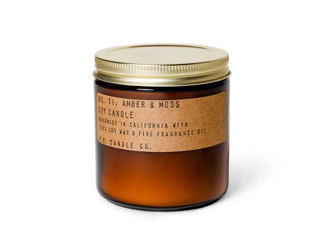 NO. 11: AMBER & MOSS -  Soy Candle Discount