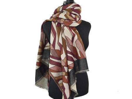 Lydia Woven Jacquard Scarf Supply