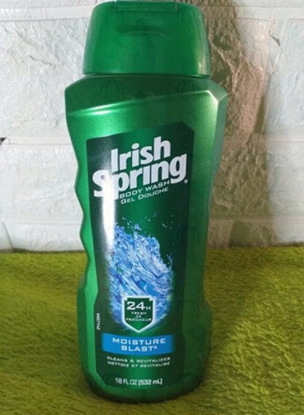 Irish Spring Moisturizing Men s Body Wash Shower Gel, Moisture Blast 532ml Hot on Sale