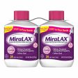 MiraLAX Powder Laxative 20 oz 2 Pack, 68 Doses For Cheap