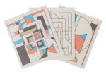 Frank Lloyd Wright Reusable Swedish Dish Cloths-Set Of 3 Discount