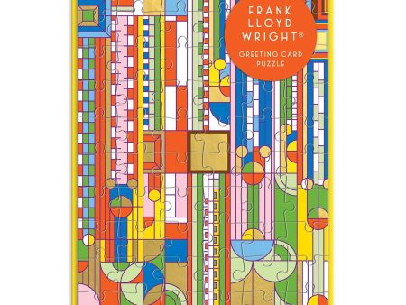 Frank Lloyd Wright Saguaro Forms & Cactus Flowers Greeting Card Puzzle Supply